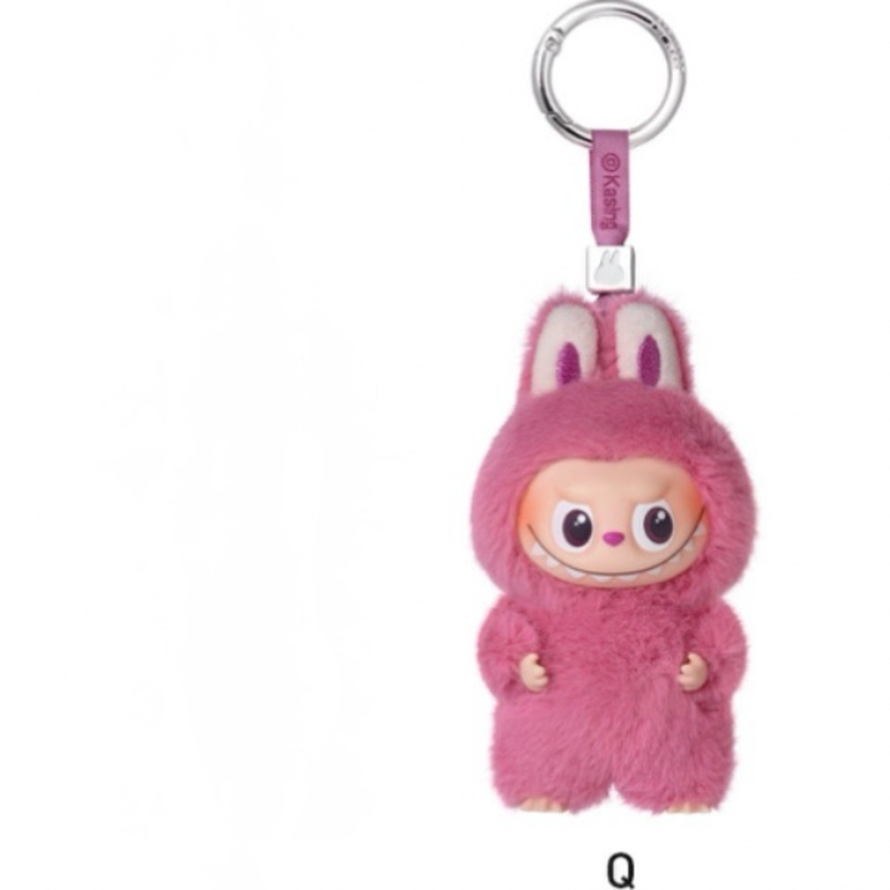 Labubu The Monsters Pin for Love Pendant Blind Box- Letter Q